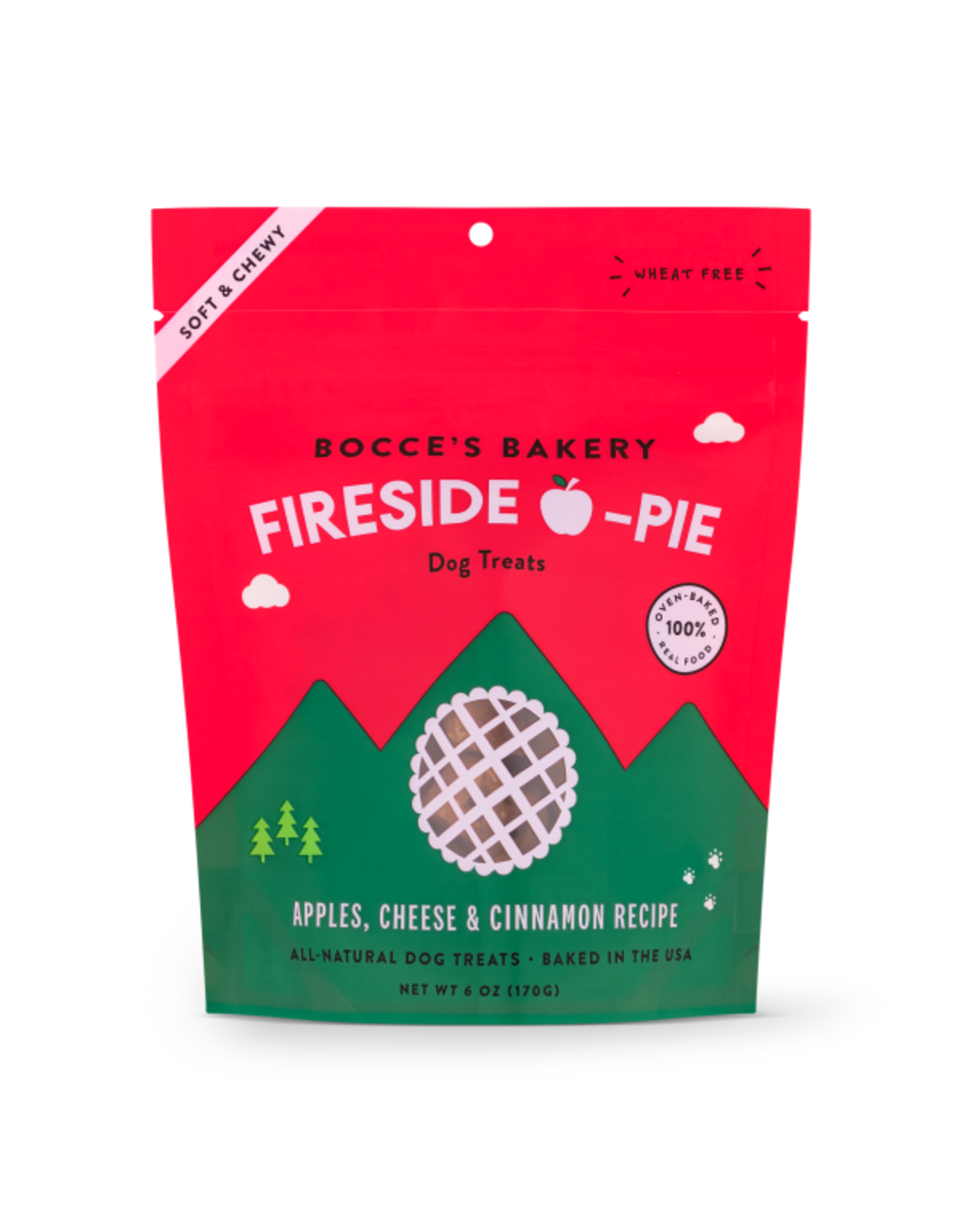 Bocce's Bakery Dog Soft & Chewy Fireside Apple Pie 6oz