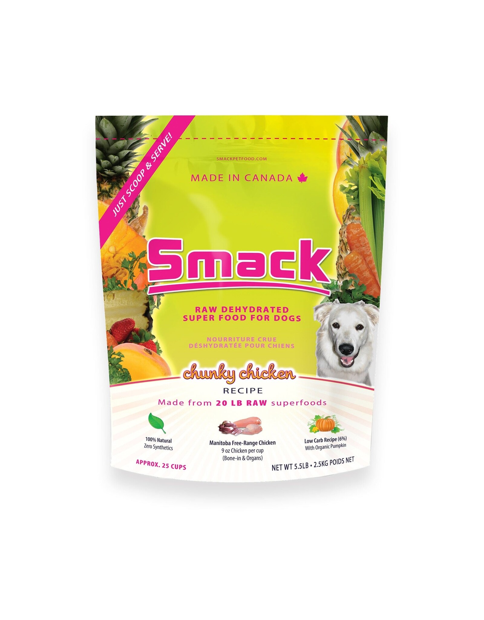 Smack Chunky Chicken Dog 250g