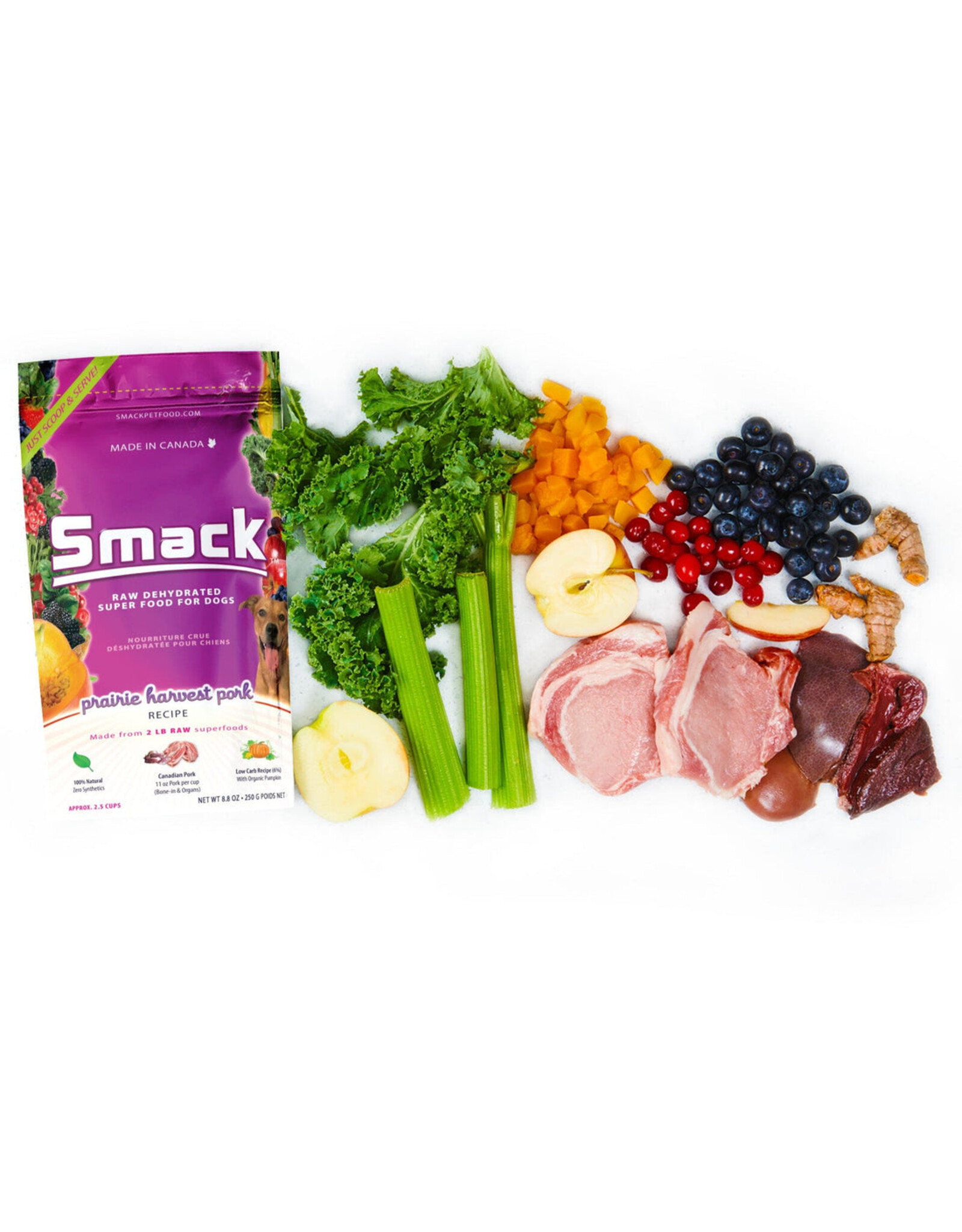 Smack Prairie Harvest Pork Dog 250g