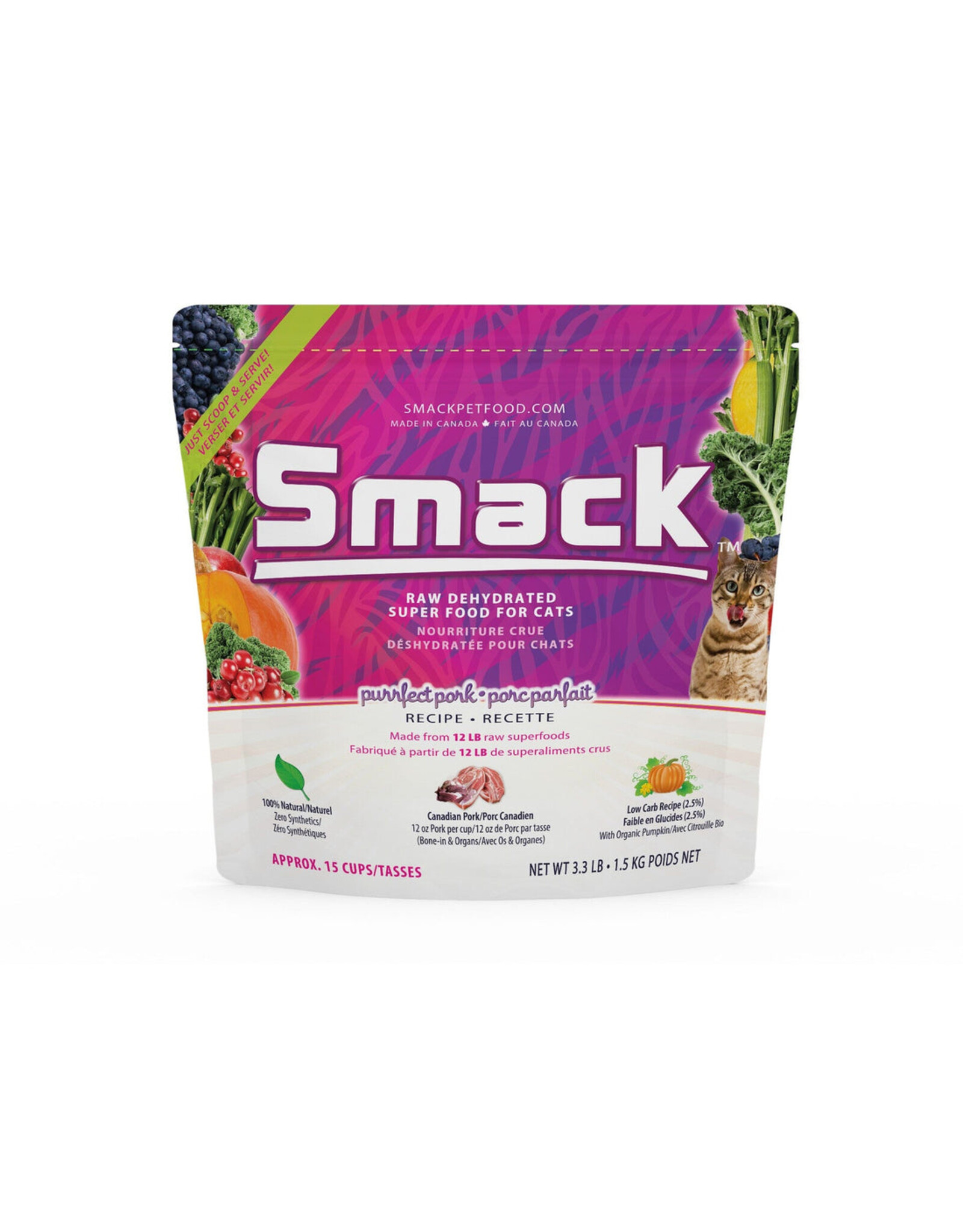 Smack Purrfect Pork for Cats 250g