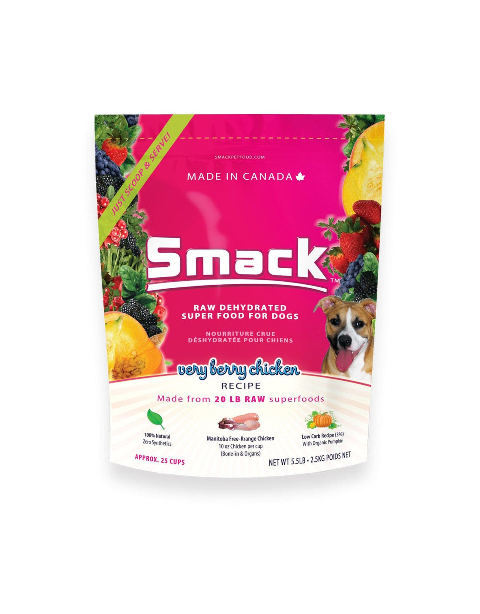 Smack Very Berry Chicken Dog 2.5kg