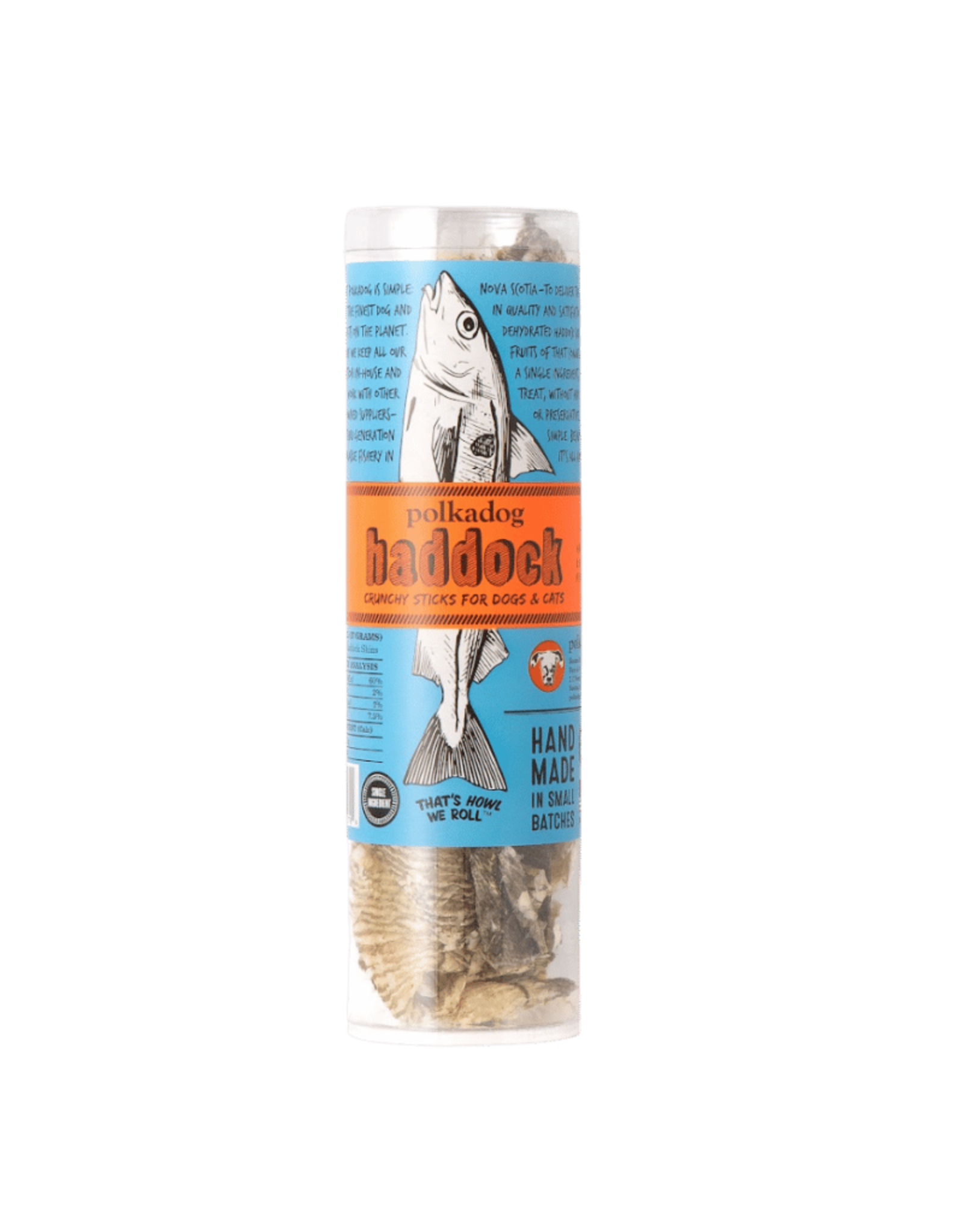 Polkadog Bakery Haddock Skin-Tube 2oz