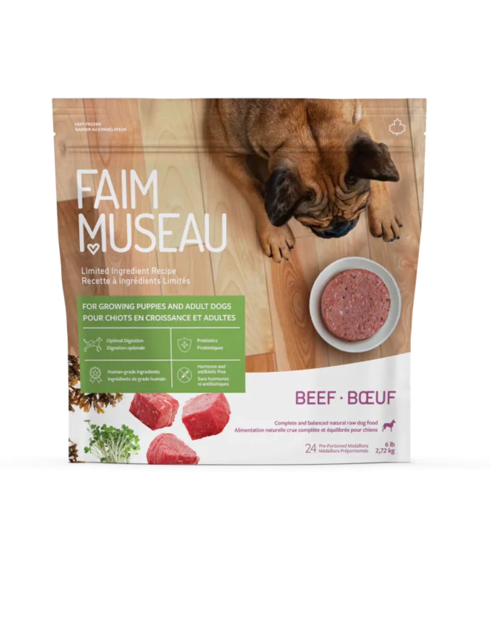 Faim Museau Dog Raw Food - LID