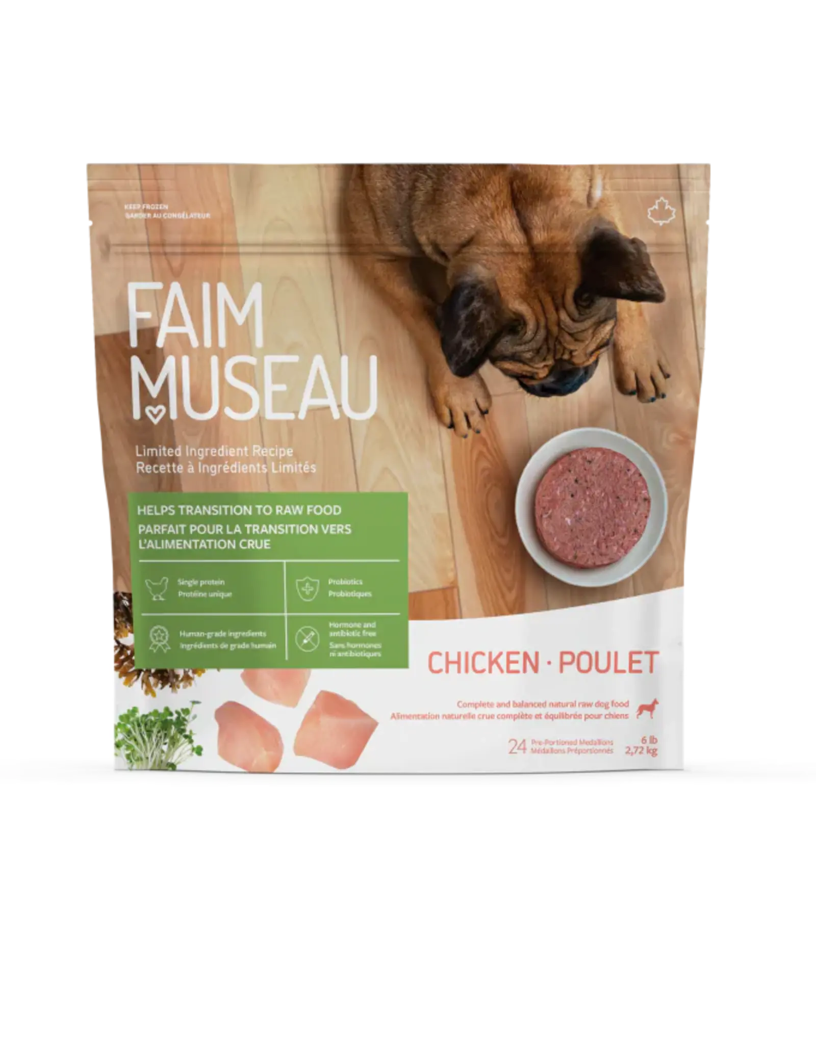 Faim Museau Dog Raw Food - LID