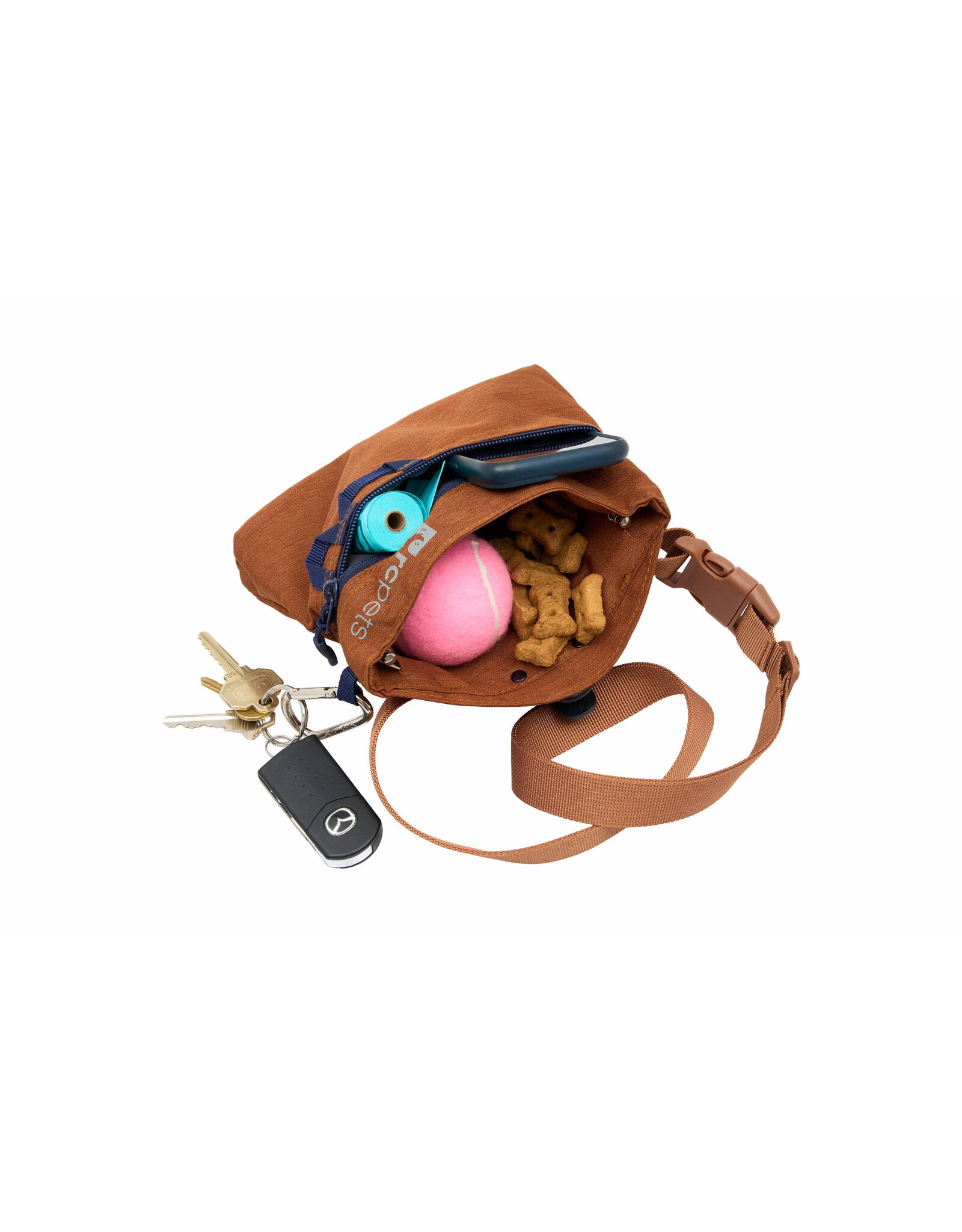 RC Pets Quick Grab Treat Bag - Heather Caramel