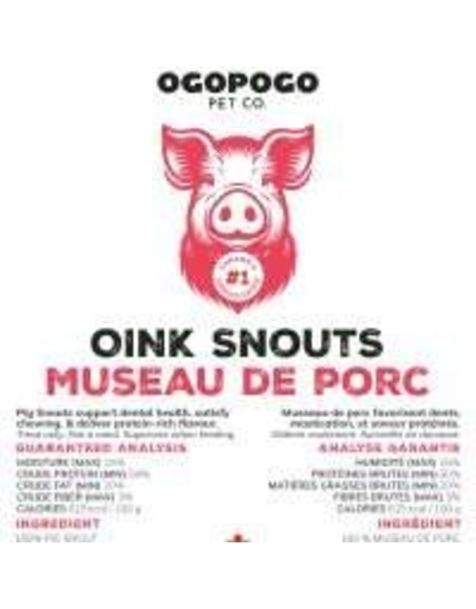 Ogopogo Pet Co. Oink Snouts 7 Pack