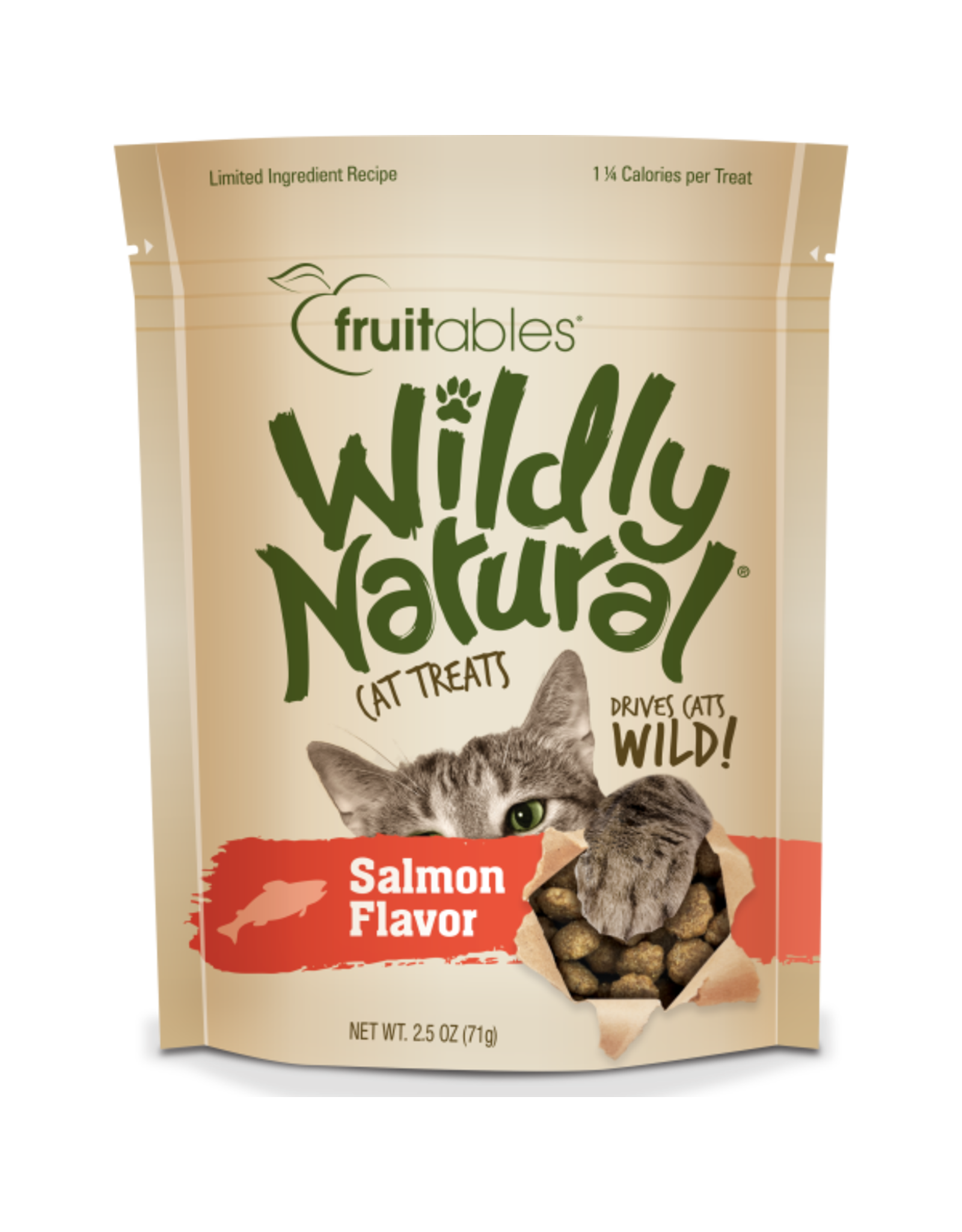 Fruitables Cat Wildly Natural Cat Treats Salmon 71 g