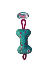 Spot - Ethical Pet Products XMAS Bones with Rope Asst 14"