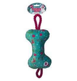Spot - Ethical Pet Products XMAS Bones with Rope Asst 14"