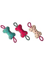 Spot - Ethical Pet Products XMAS Bones with Rope Asst 14"