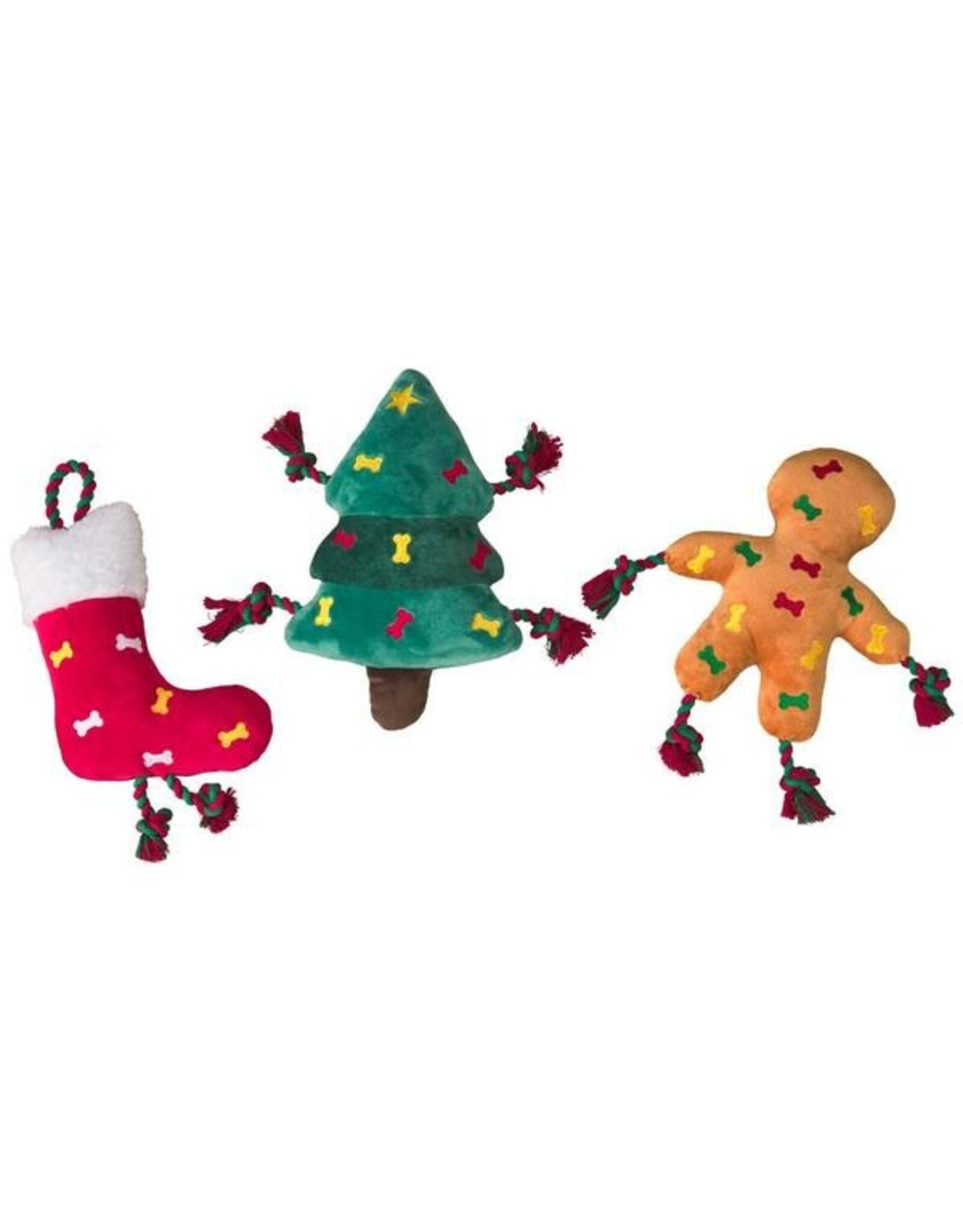 Spot - Ethical Pet Products XMAS Rope Toys Asst. 15"