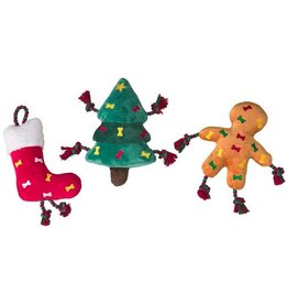 Spot - Ethical Pet Products XMAS Rope Toys Asst. 15"