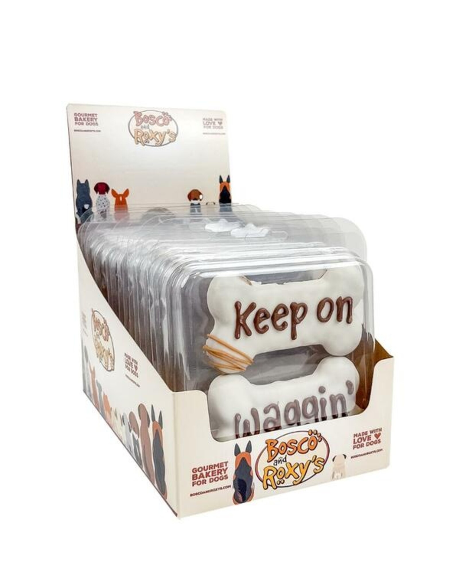 Bosco & Roxys 2PK Keep on Waggin' Bones