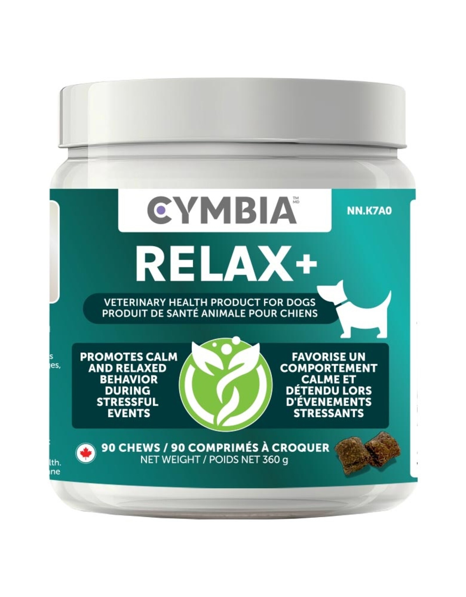 Cymbia Relax+ Calming and Anxiety Supplement for Dogs