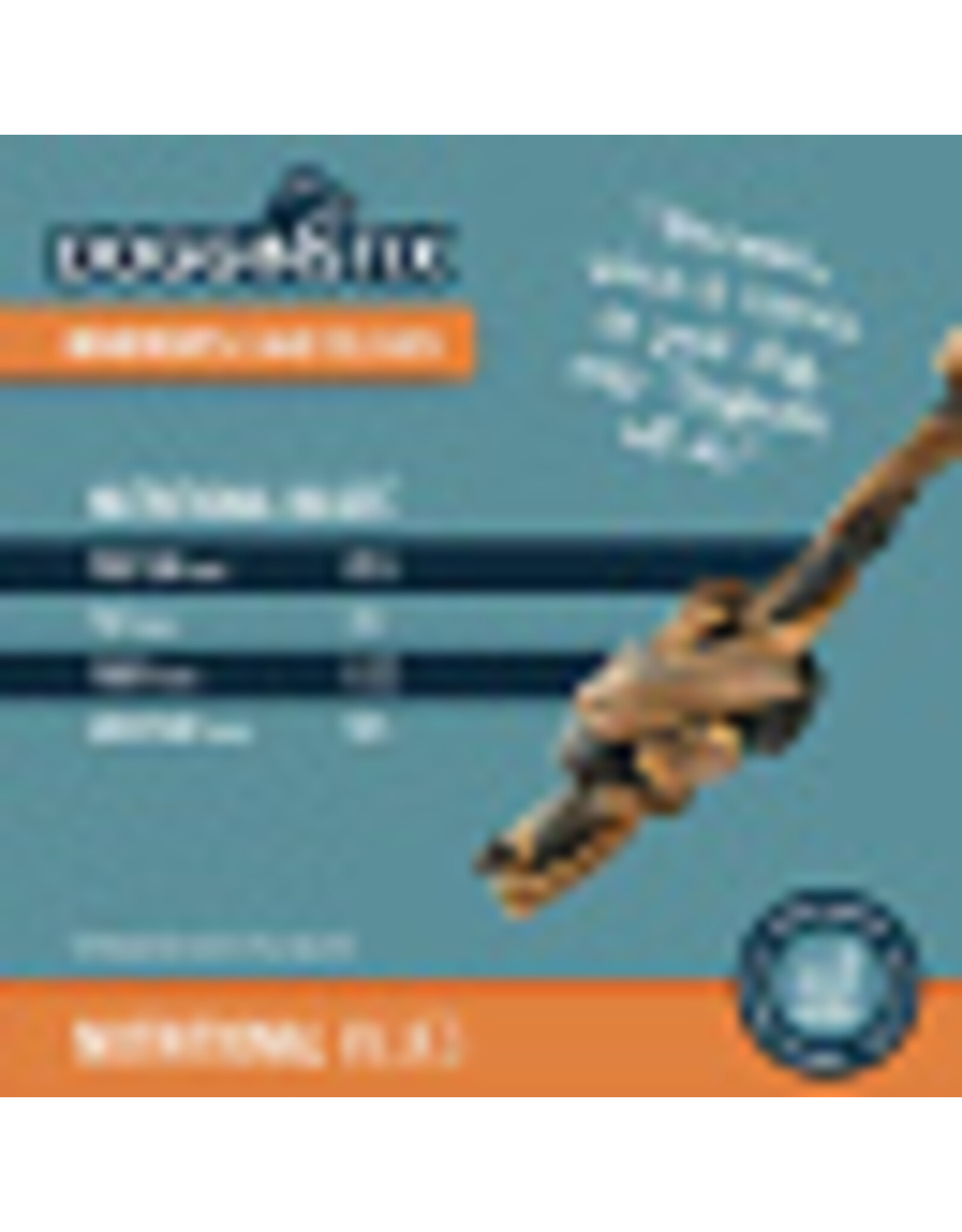 Dogginstix Braided Lamb Collagen Double Knots