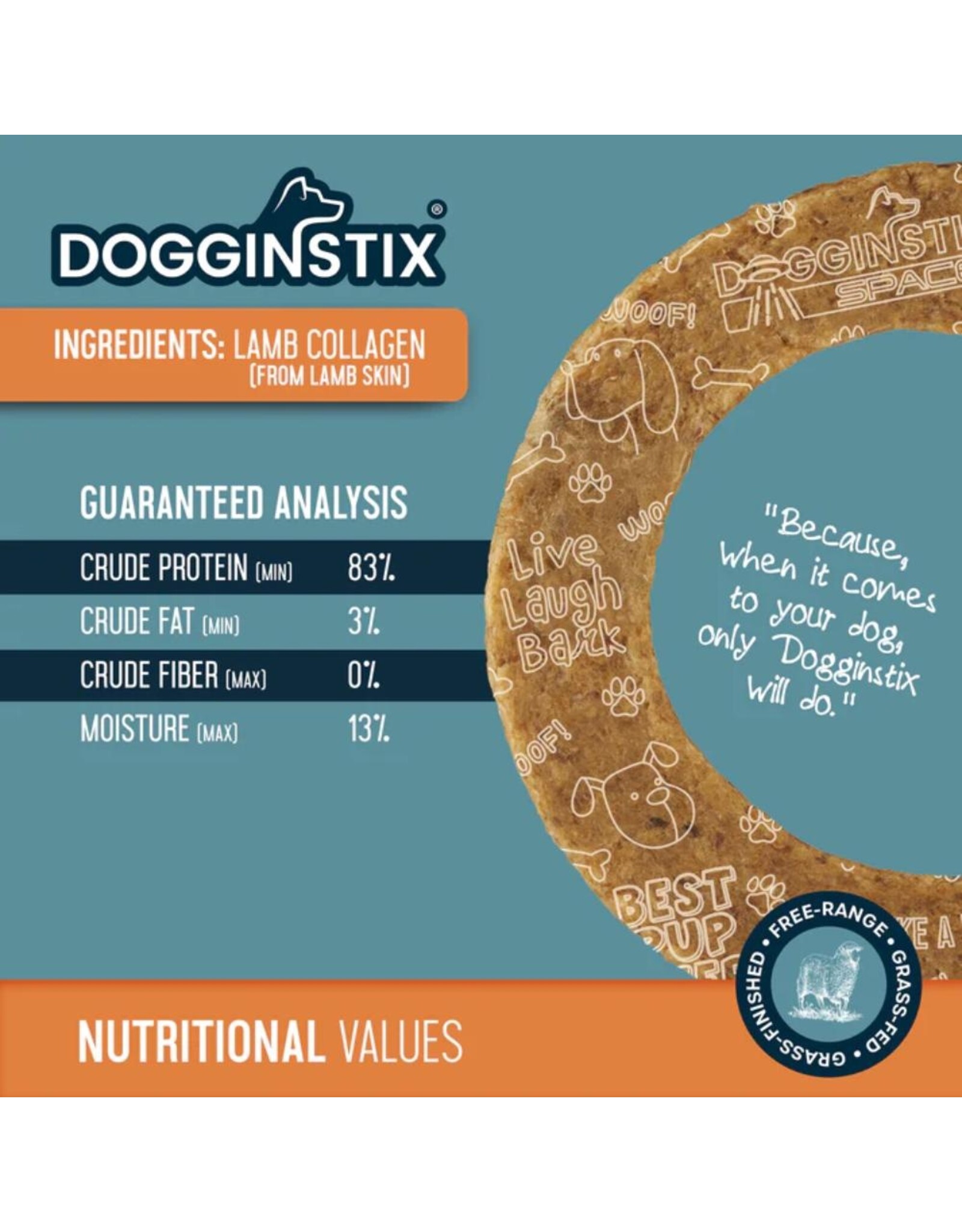 Dogginstix Lamb Collagen Cosmic Donut