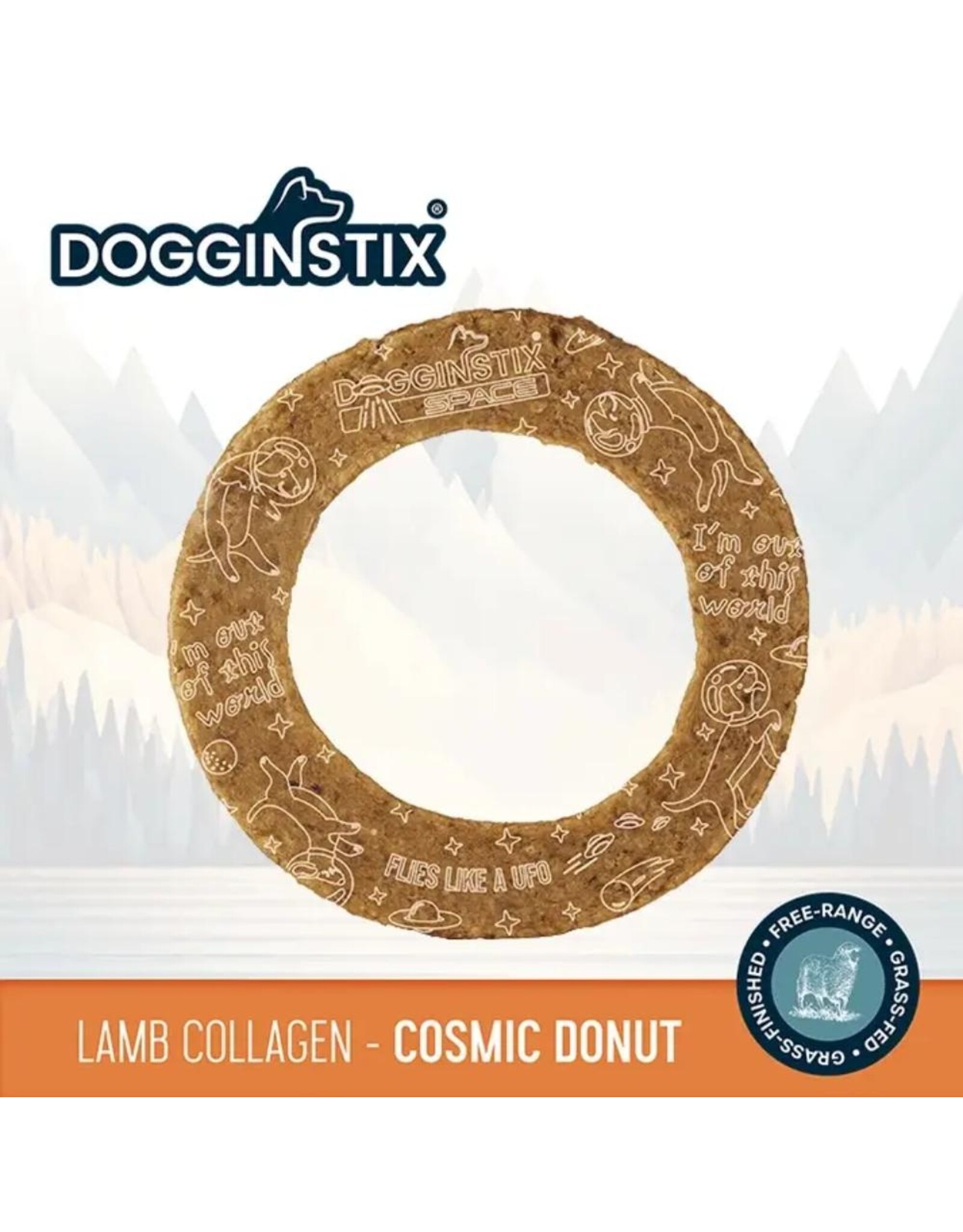 Dogginstix Lamb Collagen Cosmic Donut