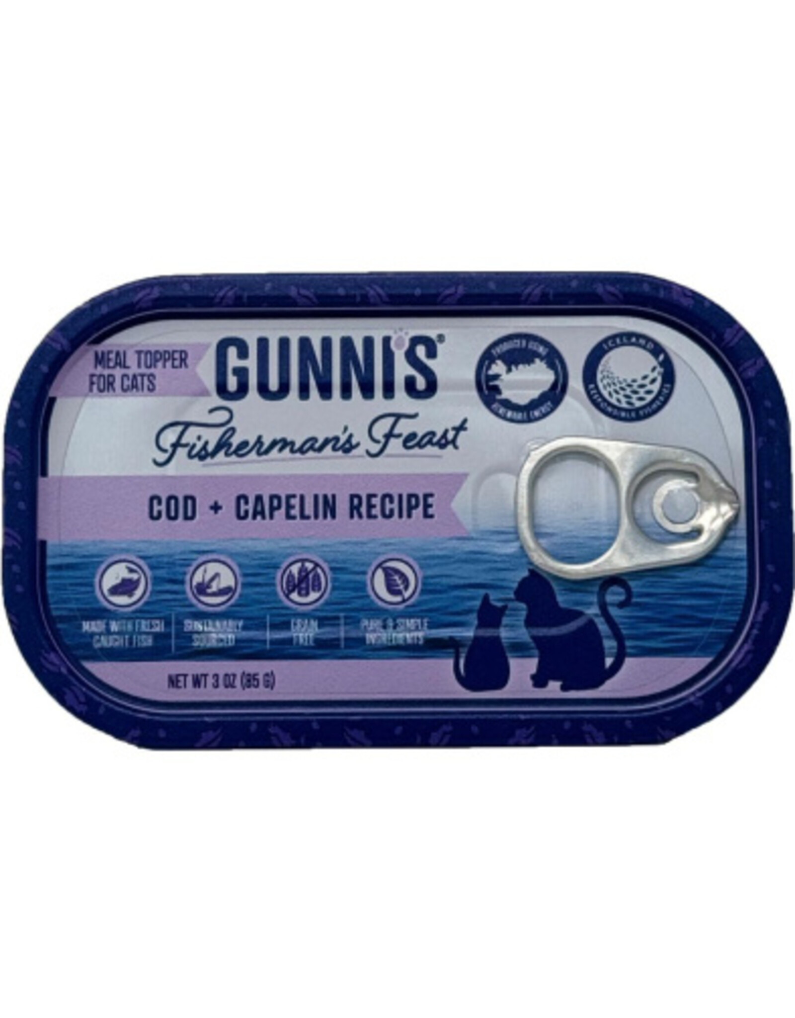 Gunni's Pet Cat Topper Cod & Capelin 85g