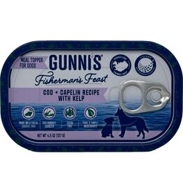 Gunni's Pet Dog Topper Cod & Capelin w/ Kelp 128g Gunni's Pet Dog Topper Cod & Capelin w/ Kelp 128g