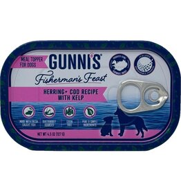 Gunni's Pet Dog Topper Herring & Cod w/ Kelp 128g