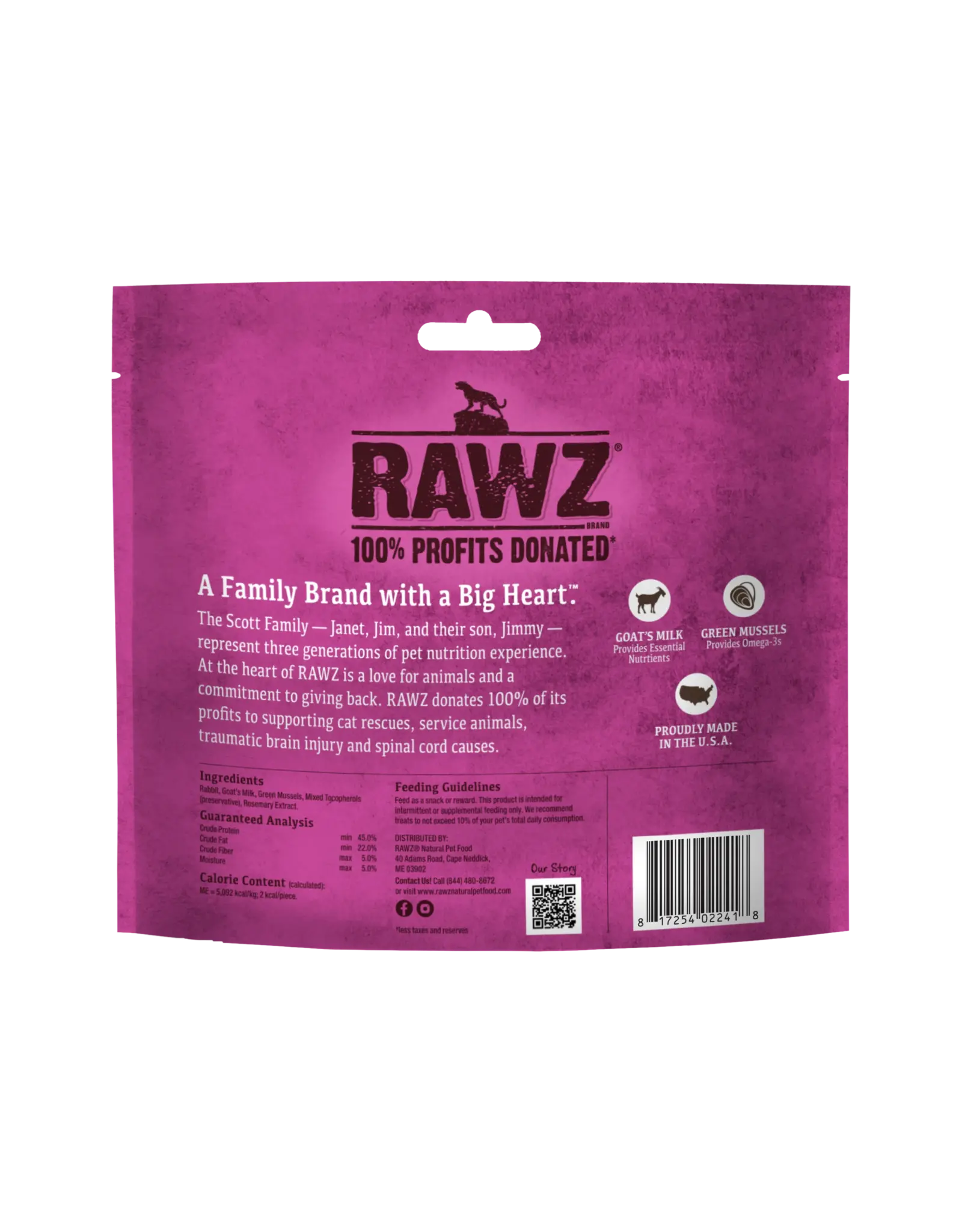 Rawz Goat's Milk Freeze Dried Treat