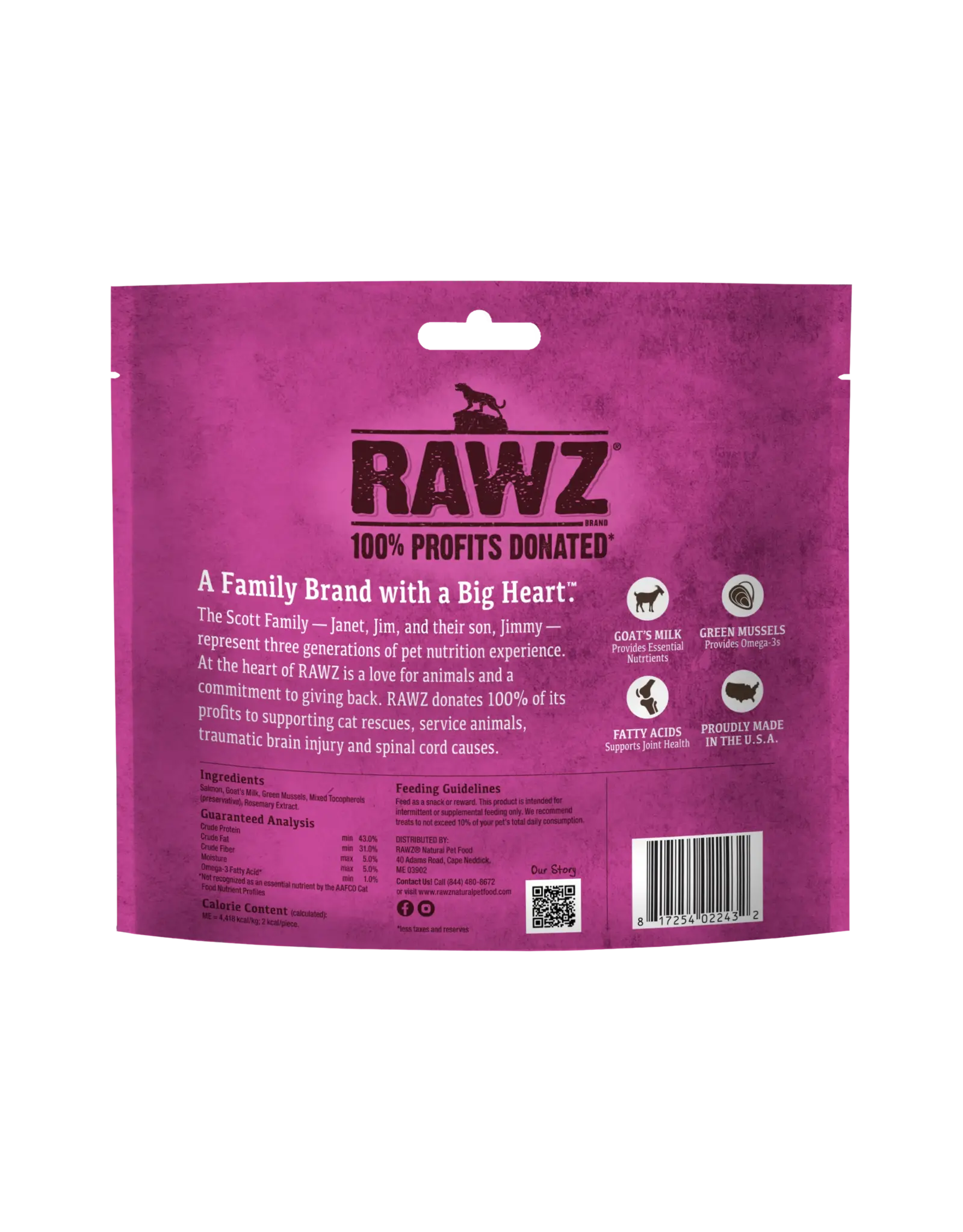 Rawz Goat's Milk Freeze Dried Treat