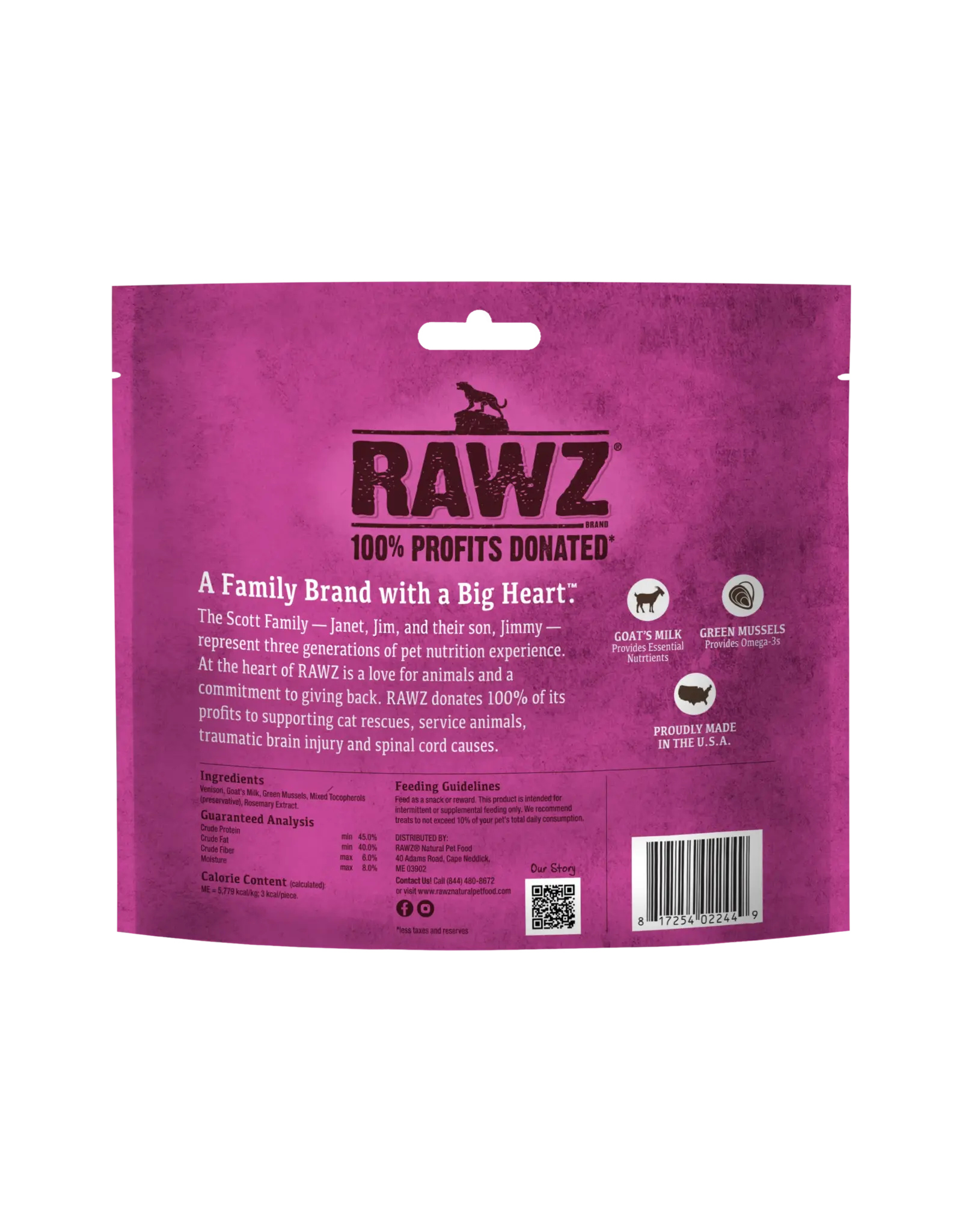 Rawz Goat's Milk Freeze Dried Treat