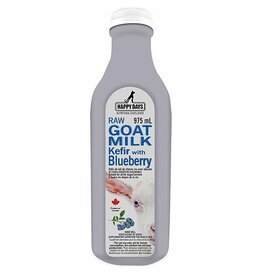 Happy Days Frozen - Raw Goat Milk Kefir 975ml Blueberry