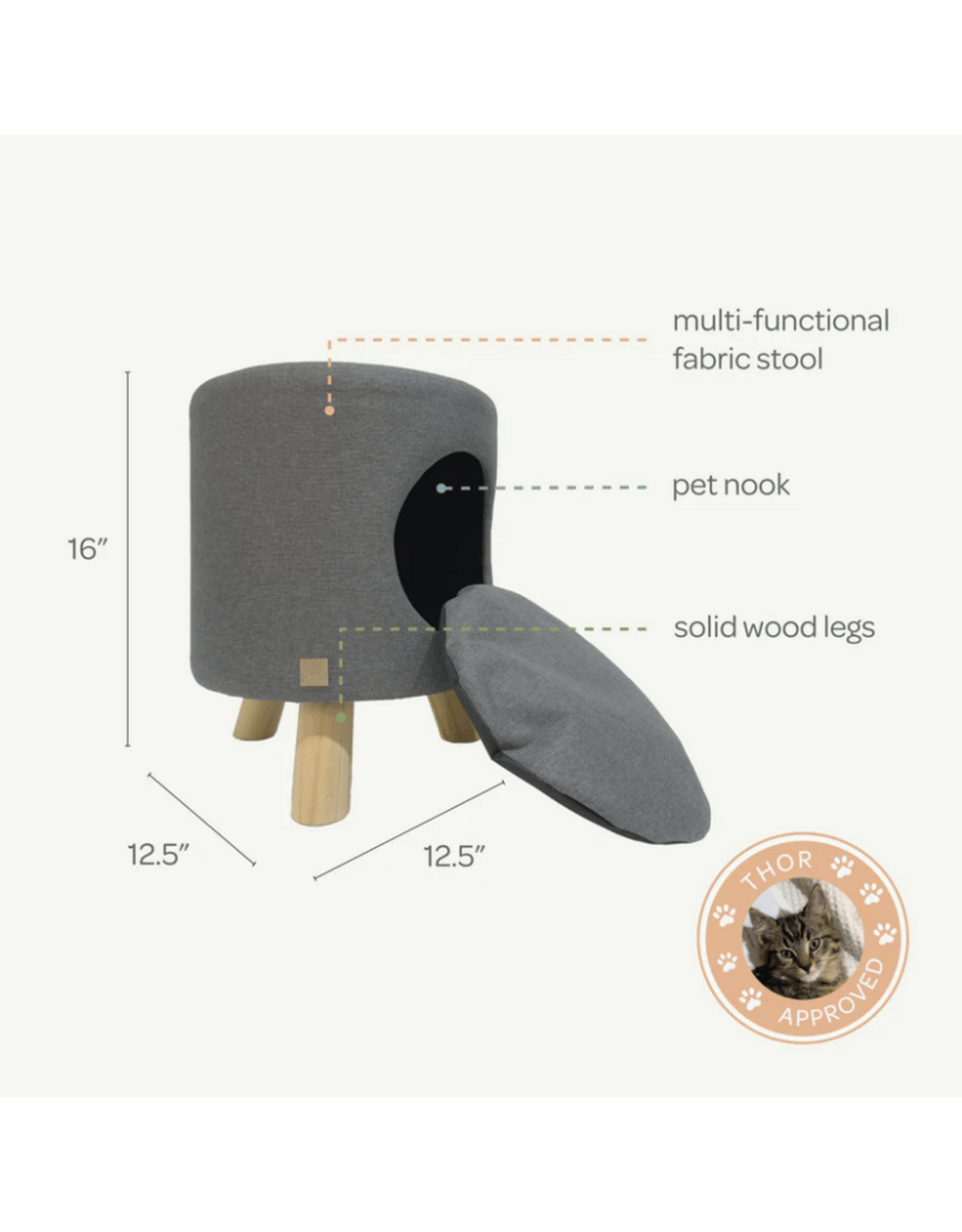 4 Cats & Dogs Wallie Unit Cat/Dog Bed