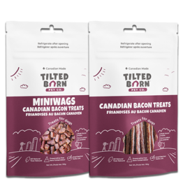 Tilted Barn Pet Co. Treats Miniwags CND Bacon 100g