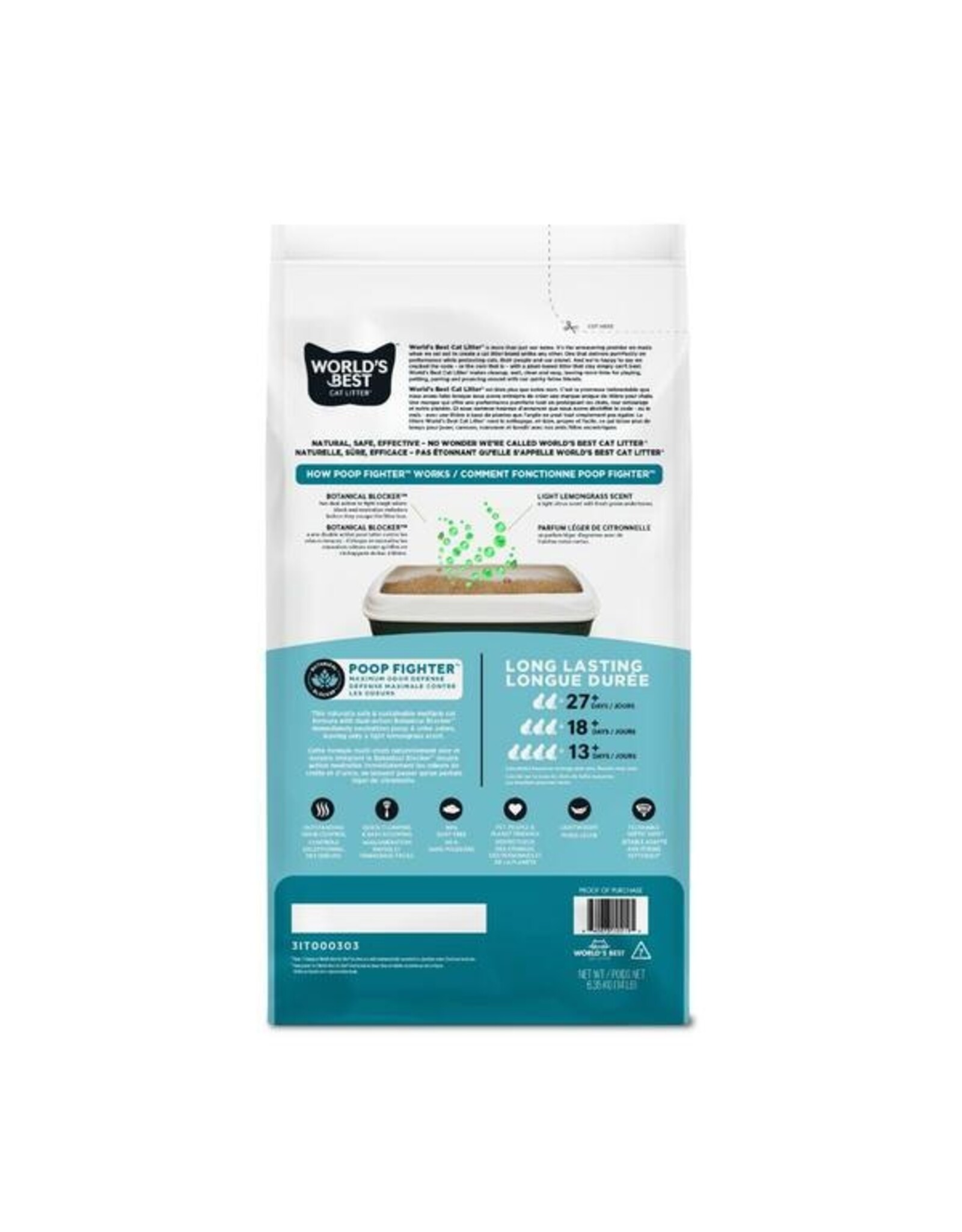 Worlds Best Poop Fighter Quick Clumping  14Kg