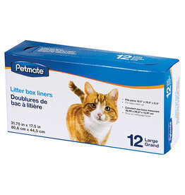 Petmate Litter Pan Liners Large 12PK