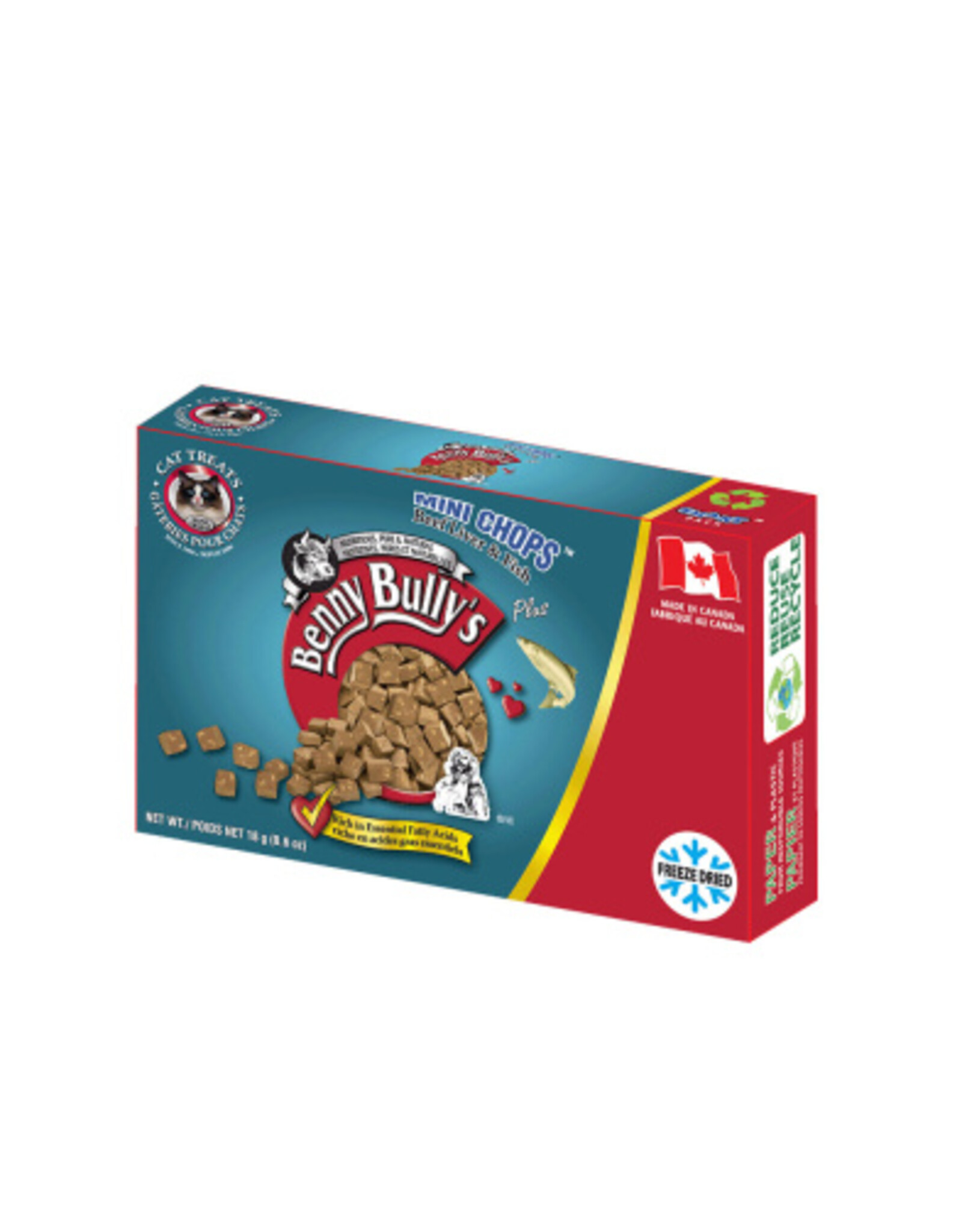 Cat Mini Chops Beef Liver + Fish 18g