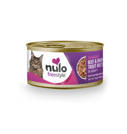 Nulo FreeStyle - Cat - Shredded Beef & Rainbow Trout in Gravy Recipe 3oz