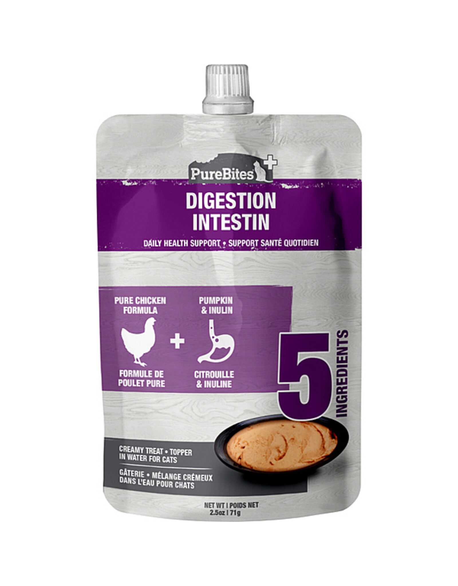 Pure Bites Squeezables Gut & Digestion 71gm | Cat