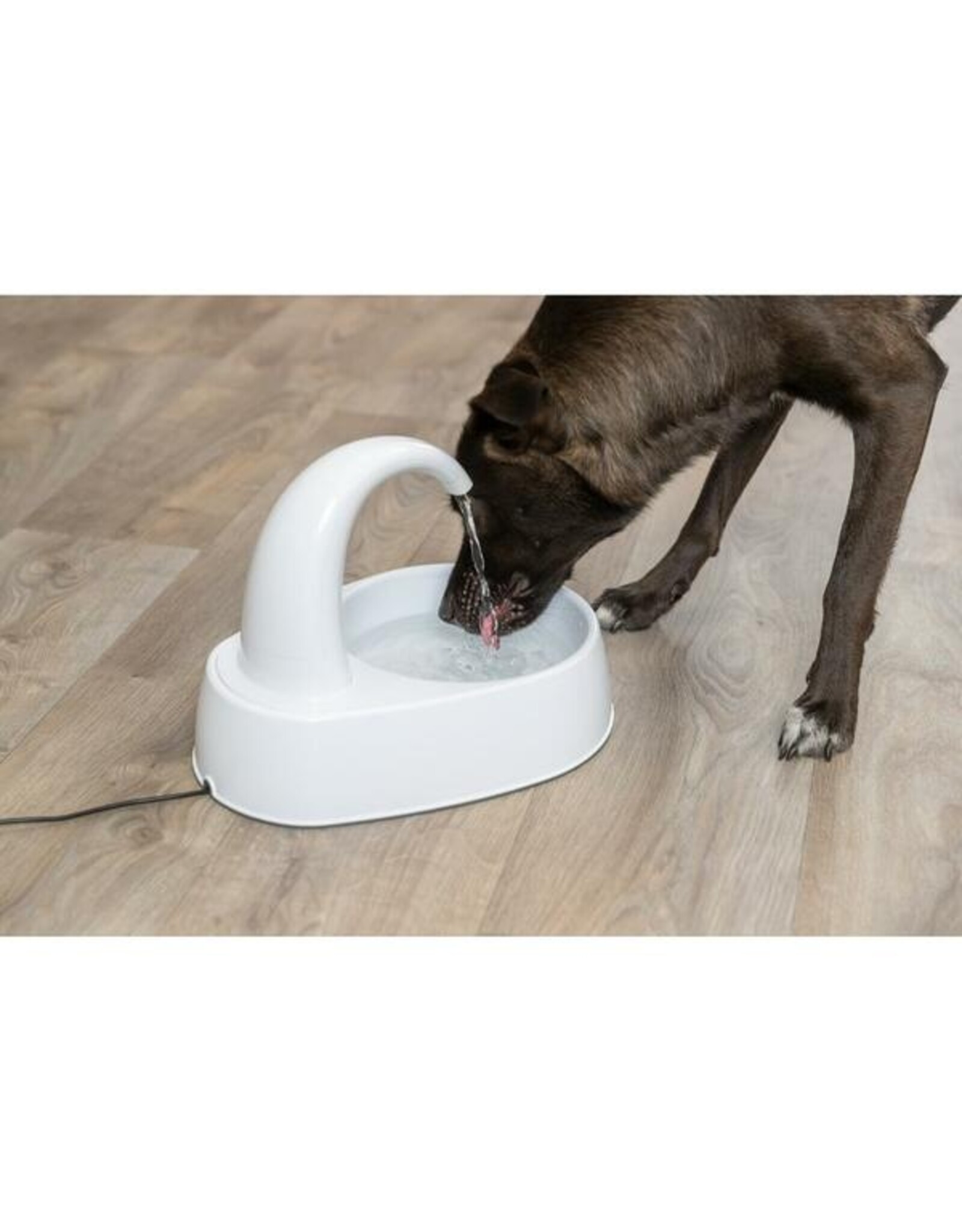 Drinking Fountain Curved Stream White 2.5L