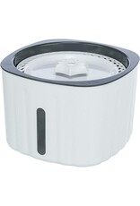 Drinking Fountain Flower White/Grey 2L