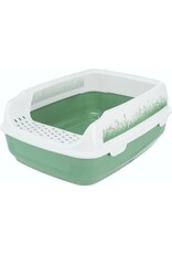 Delio Cat Litter Tray Rim Green | Cat