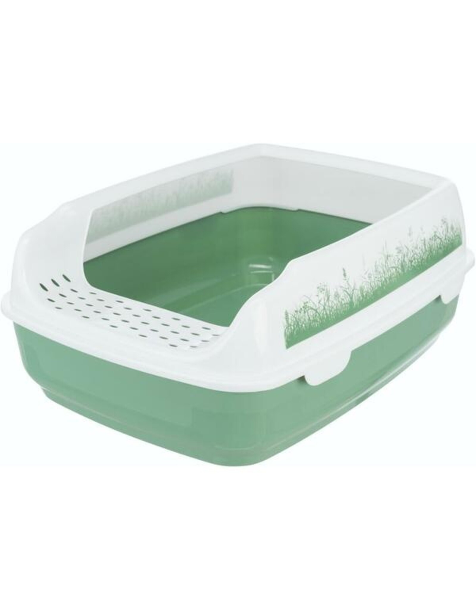 Delio Cat Litter Tray Rim Green | Cat