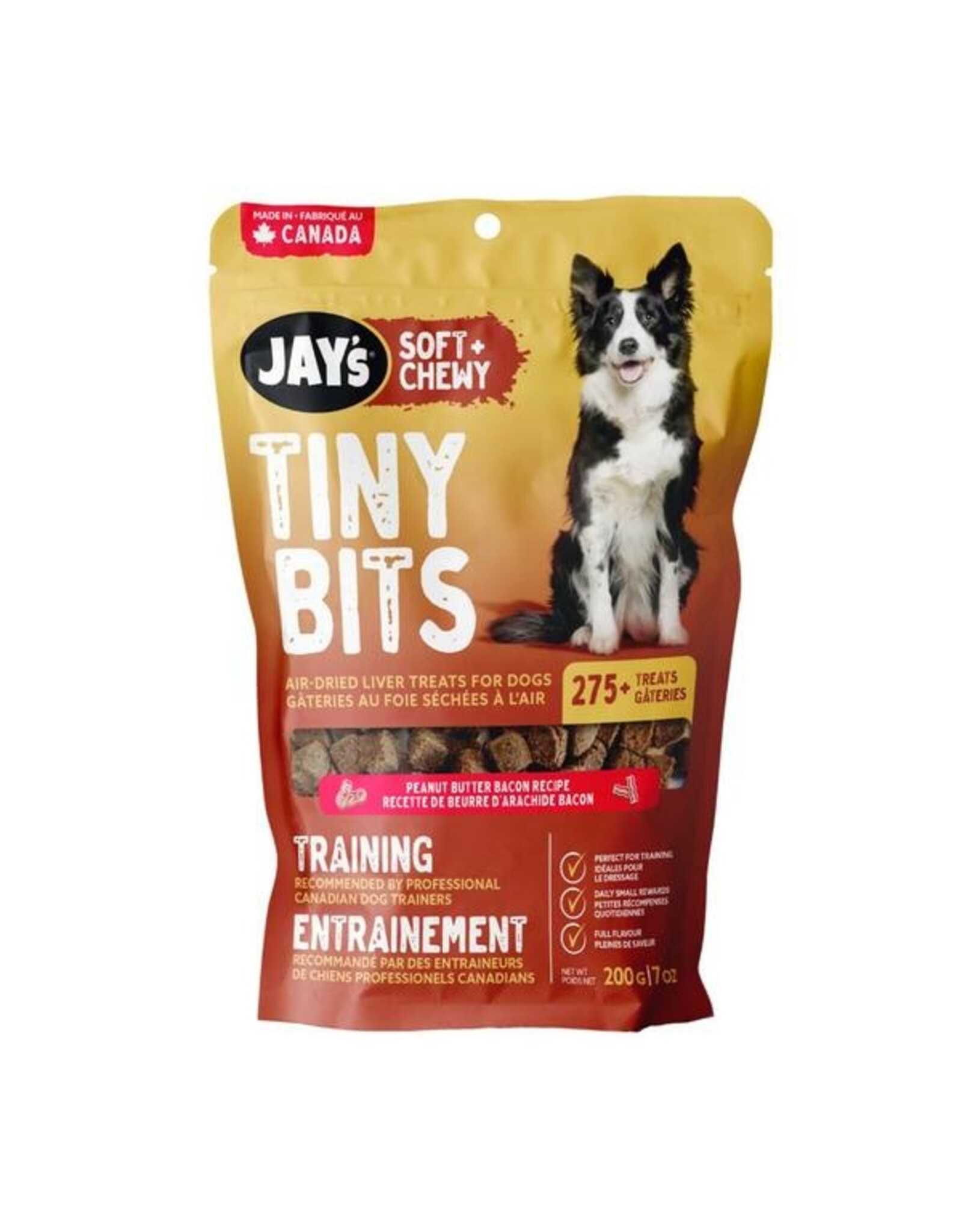 Jay's Tiny Bits Peanut Butter Bacon 200gm