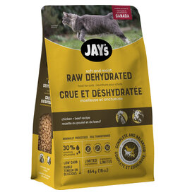 Jay's Raw Dehydrated Chicken & Beef -Cat 454gm