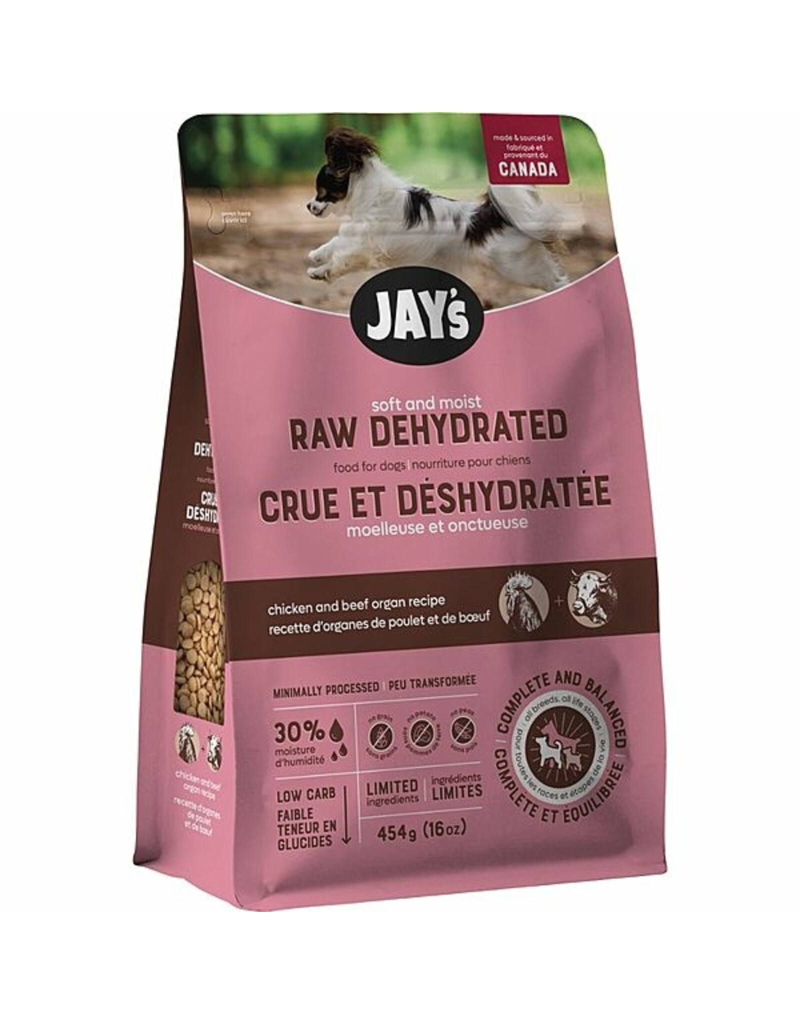 Jay's Raw Dehydrated Chicken & Beef 454gm
