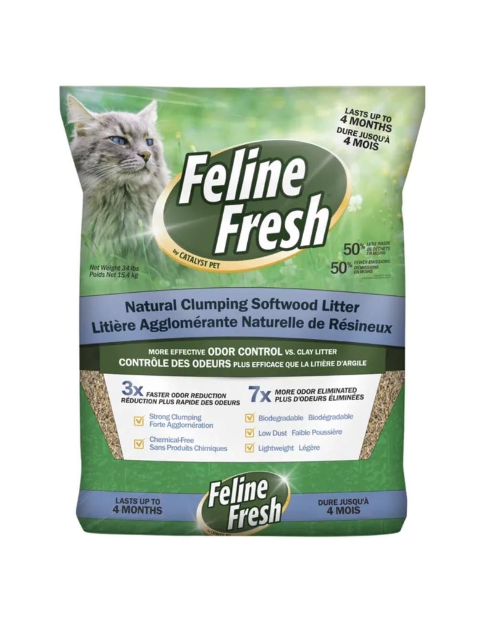 Feline Fresh Clumping Pine Litter 7.73 kg