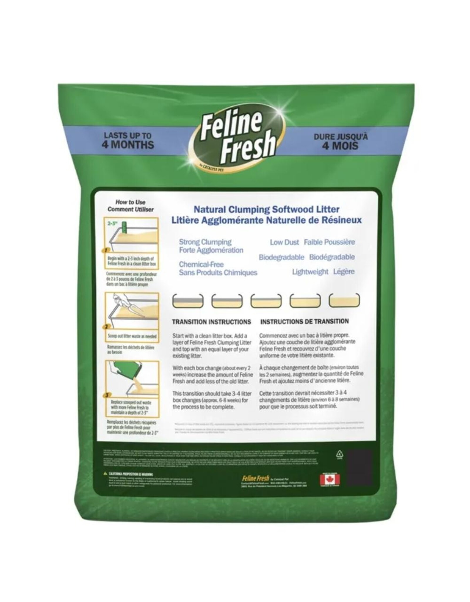 Feline Fresh Clumping Pine Litter 7.73 kg