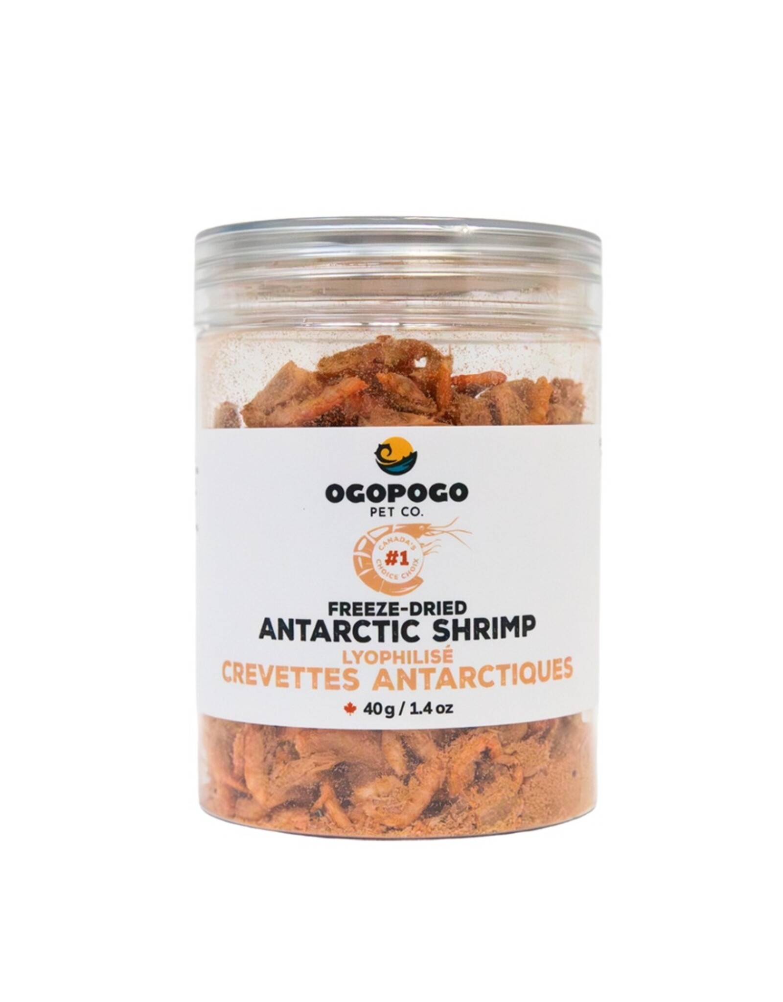 Ogopogo Pet Co. Freeze-Dried Antarctic Shrimp 40g