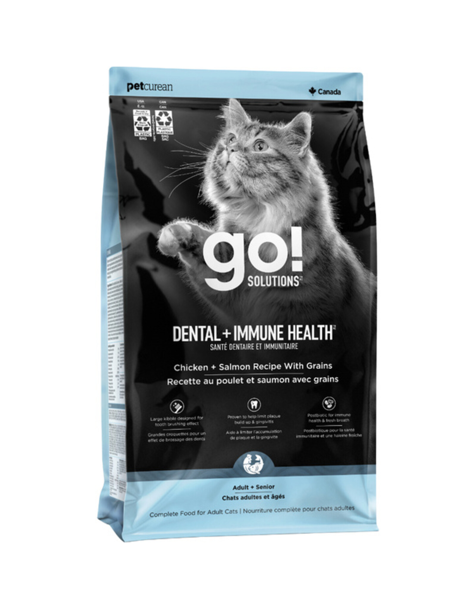 Petcurean Go! Dental & Immune Health Chicken & Salmon 6LB|Cat