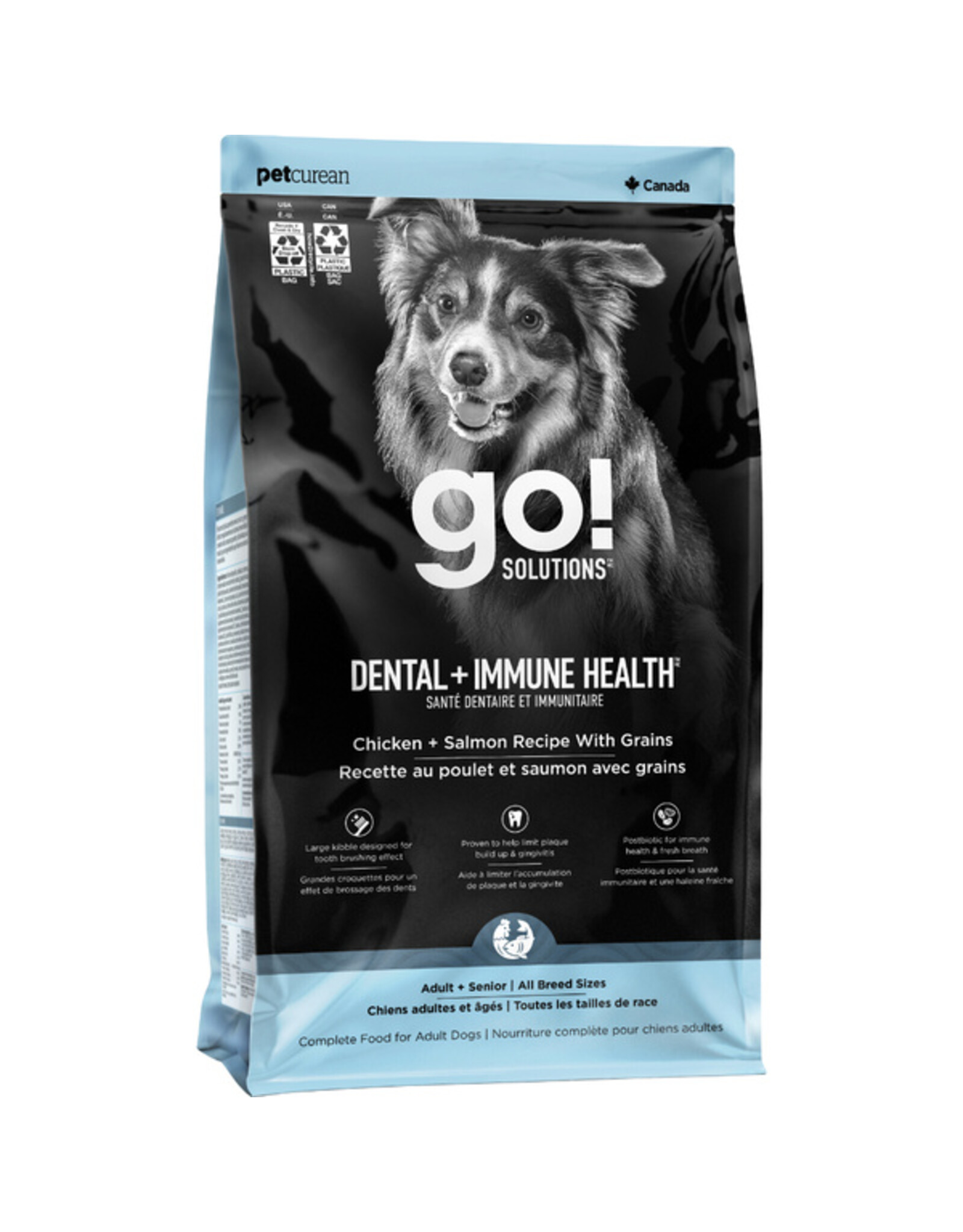 Petcurean Go! Dental & Immune Health Chicken & Salmon 4LB