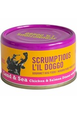 Scrumptious Doggo Chicken Salmon & Veggie Dinner in Gravy 3OZ single