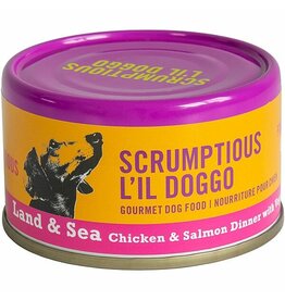 Scrumptious Doggo Chicken Salmon & Veggie Dinner in Gravy 3OZ single