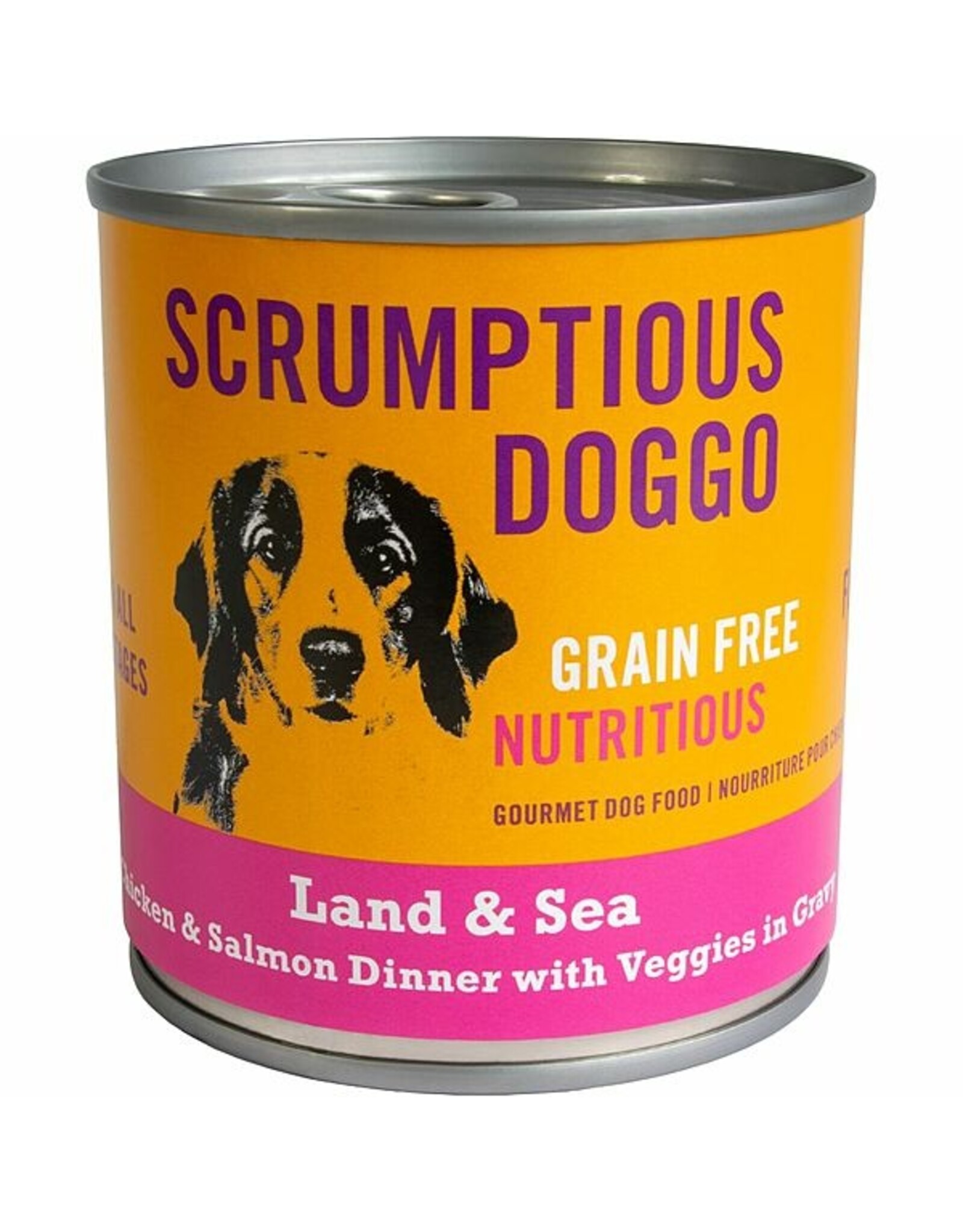 Scrumptious Doggo Chicken Salmon & Veggie Dinner in Gravy 9Ooz